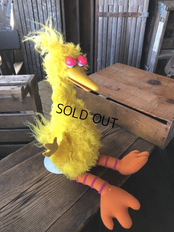 画像4: 70s Vintage Sesame Street Big Bird Plush Doll (A707)