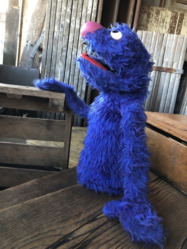 画像4: 70s Vintage Sesame Street  Grover Hand Puppet (A710) 