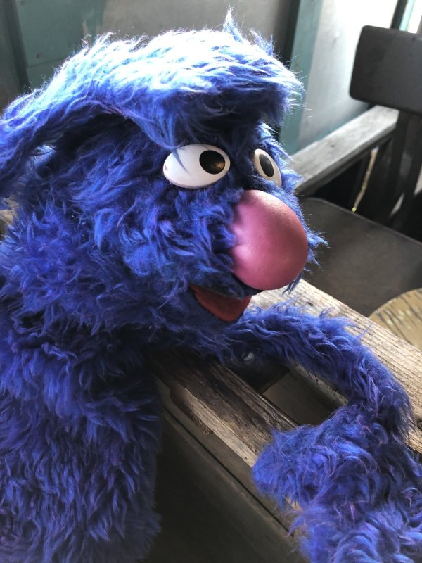 画像8: 70s Vintage Sesame Street  Grover Hand Puppet (A710) 