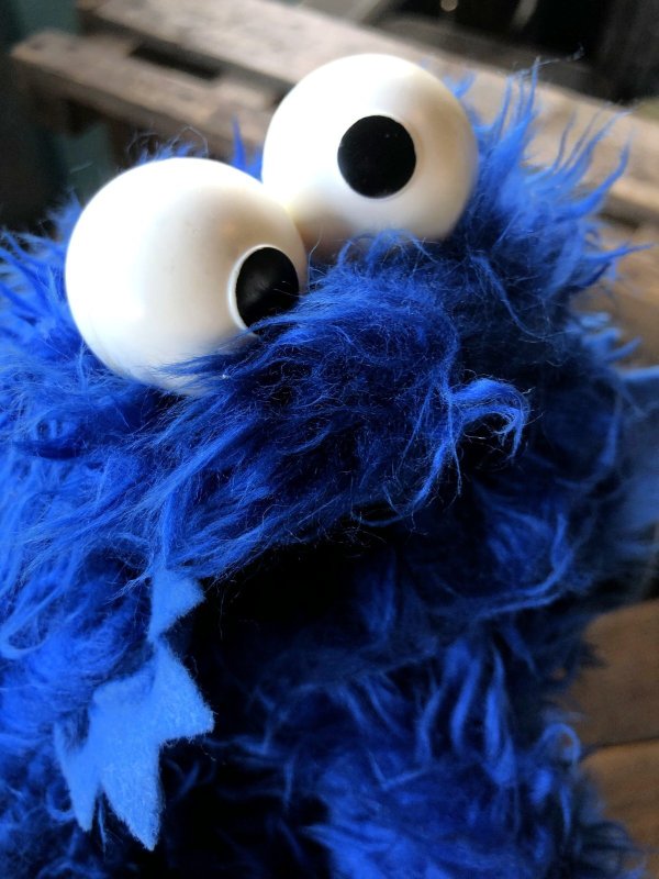 画像8: 70s Vintage Sesame Street Cookie Monster Hand Puppet (A708) 