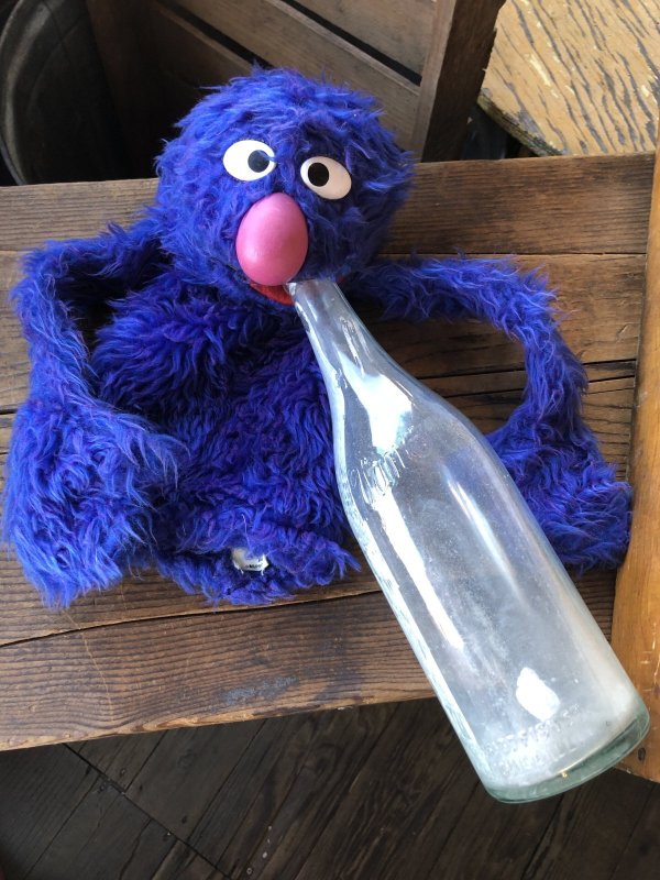 画像6: 70s Vintage Sesame Street  Grover Hand Puppet (A710) 