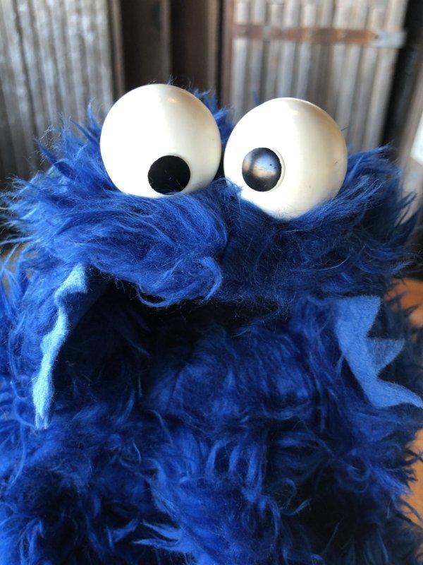 画像7: 70s Vintage Sesame Street Cookie Monster Hand Puppet (A708) 
