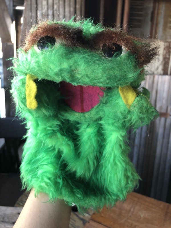 画像8: 70s Vintage Sesame Street  Oscar The Grouch Hand Puppet (A709) 