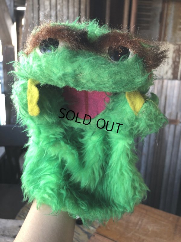 画像8: 70s Vintage Sesame Street  Oscar The Grouch Hand Puppet (A709) 
