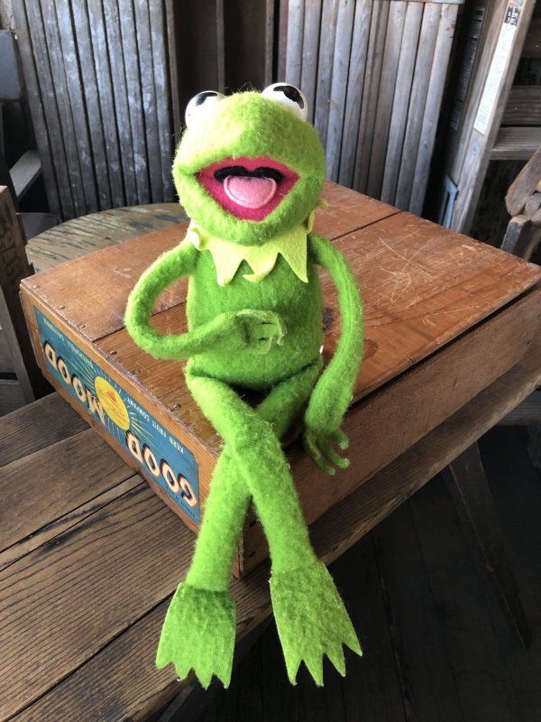 画像10: 70s Vintage Muppet Show Kermit the Frog Plush Doll (A711)