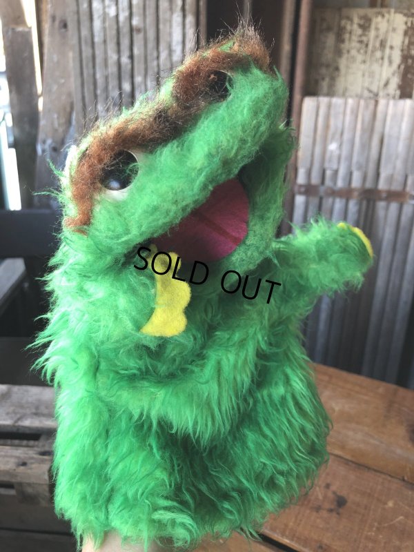 画像7: 70s Vintage Sesame Street  Oscar The Grouch Hand Puppet (A709) 