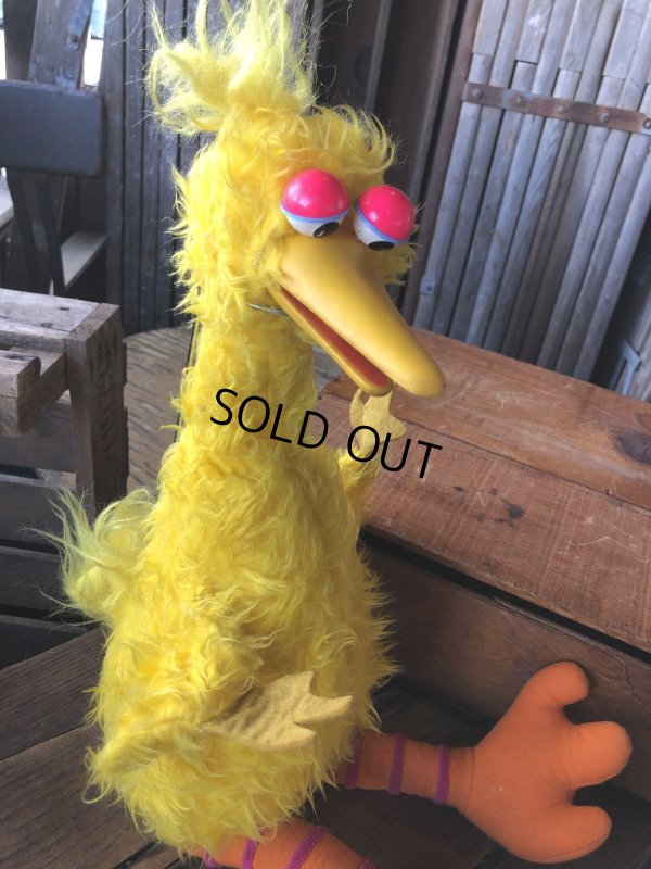 画像10: 70s Vintage Sesame Street Big Bird Plush Doll (A707)