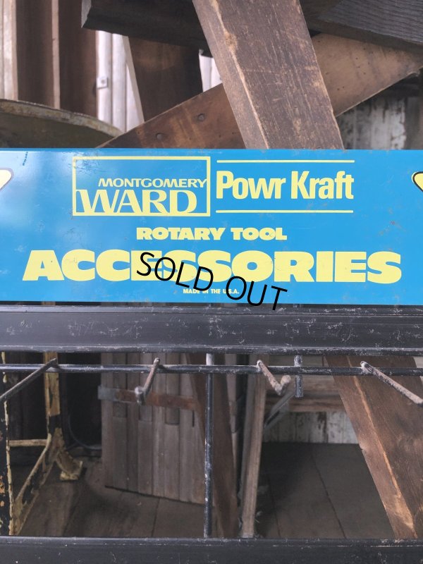 画像20: Vintage Montgomery Ward Power Kraft Tool Hardware Store Display Wire Rack (A715) 