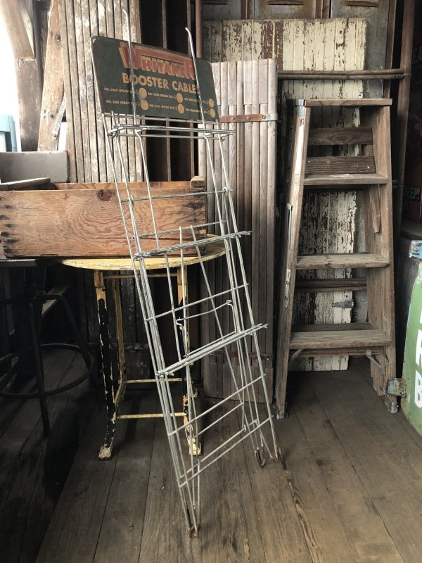 画像19: Vintage Vintage WHITAKER Booster Cable Hardware Store Display Wire Rack (A716) 