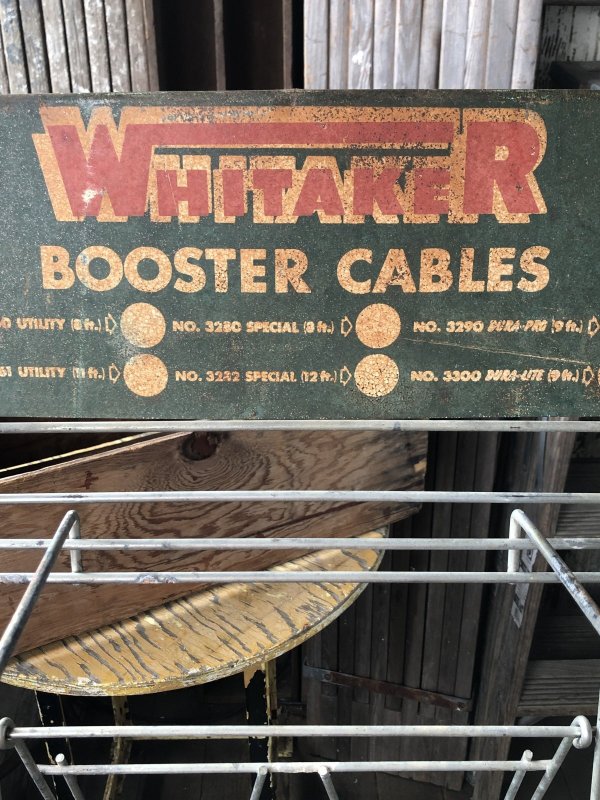 画像16: Vintage Vintage WHITAKER Booster Cable Hardware Store Display Wire Rack (A716) 