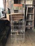 画像1: Vintage Vintage WHITAKER Booster Cable Hardware Store Display Wire Rack (A716)  (1)