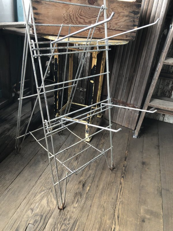 画像13: Vintage Vintage WHITAKER Booster Cable Hardware Store Display Wire Rack (A716) 