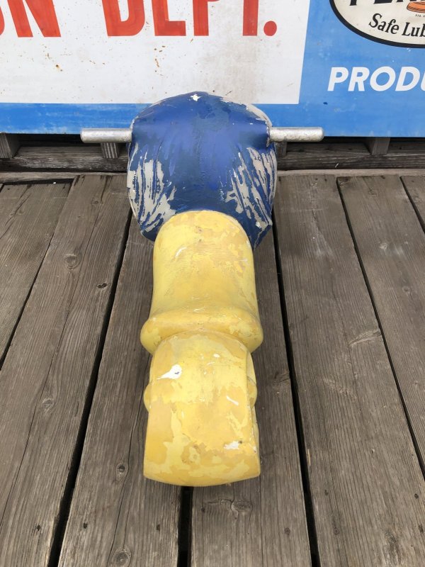 画像3: 70s Vintage McDonalds Playland Fry Guy Fry Kids Ride Blue (A718) 