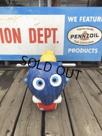 70s Vintage McDonalds Playland Fry Guy Fry Kids Ride Blue (A719) 