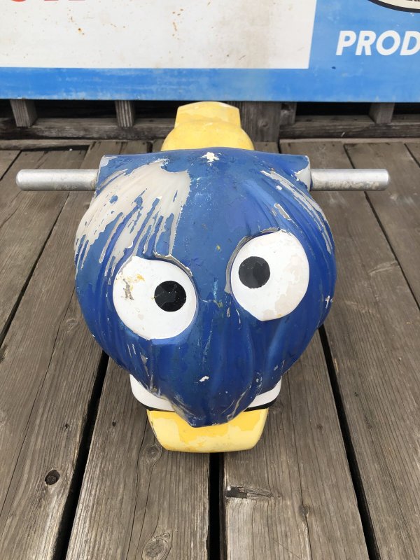 画像6: 70s Vintage McDonalds Playland Fry Guy Fry Kids Ride Blue (A718) 