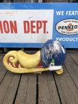 画像2: 70s Vintage McDonalds Playland Fry Guy Fry Kids Ride Blue (A718)  (2)