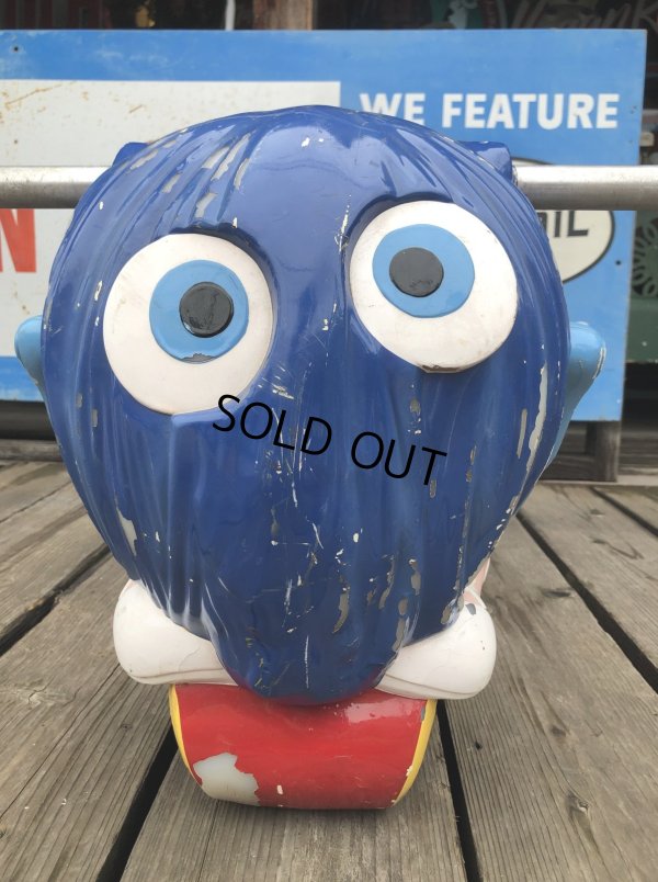 画像10: 70s Vintage McDonalds Playland Fry Guy Fry Kids Ride Blue (A719) 