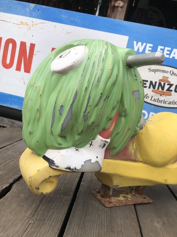 画像10: 70s Vintage McDonalds Playland Fry Guy Fry Kids Ride Green (A717) 