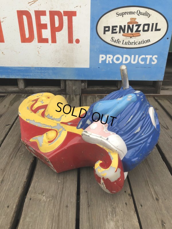 画像3: 70s Vintage McDonalds Playland Fry Guy Fry Kids Ride Blue (A719) 