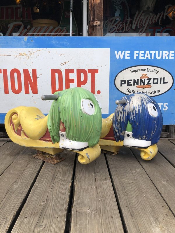 画像18: 70s Vintage McDonalds Playland Fry Guy Fry Kids Ride Green (A717) 