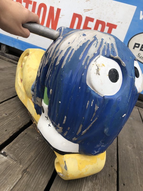 画像18: 70s Vintage McDonalds Playland Fry Guy Fry Kids Ride Blue (A718) 
