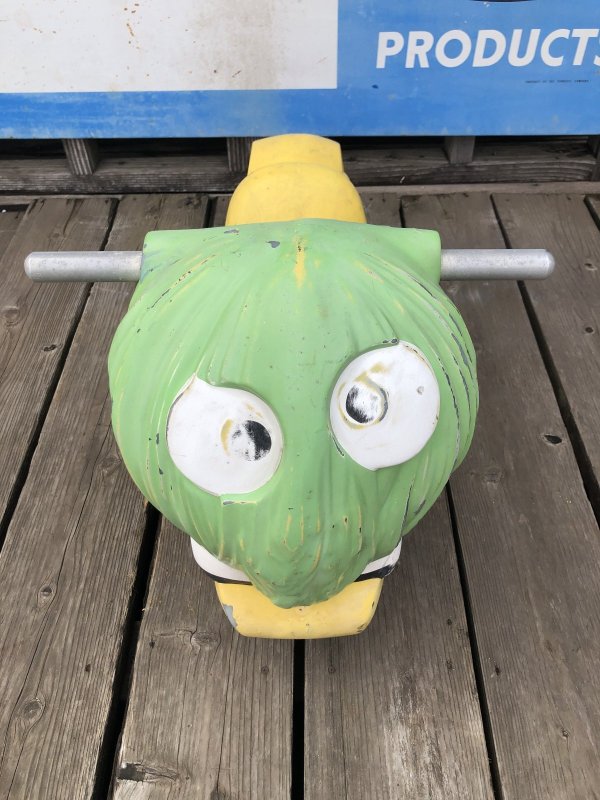 画像6: 70s Vintage McDonalds Playland Fry Guy Fry Kids Ride Green (A717) 