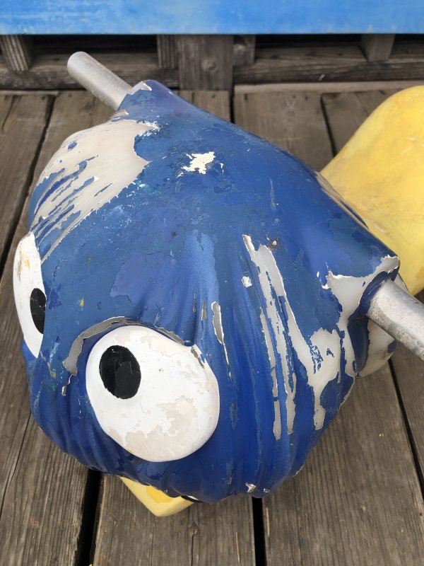 画像11: 70s Vintage McDonalds Playland Fry Guy Fry Kids Ride Blue (A718) 