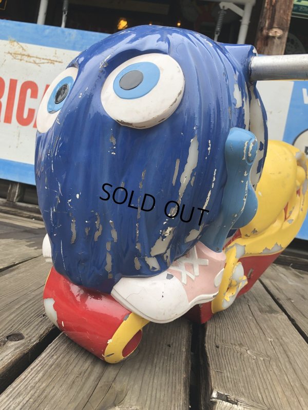 画像7: 70s Vintage McDonalds Playland Fry Guy Fry Kids Ride Blue (A719) 