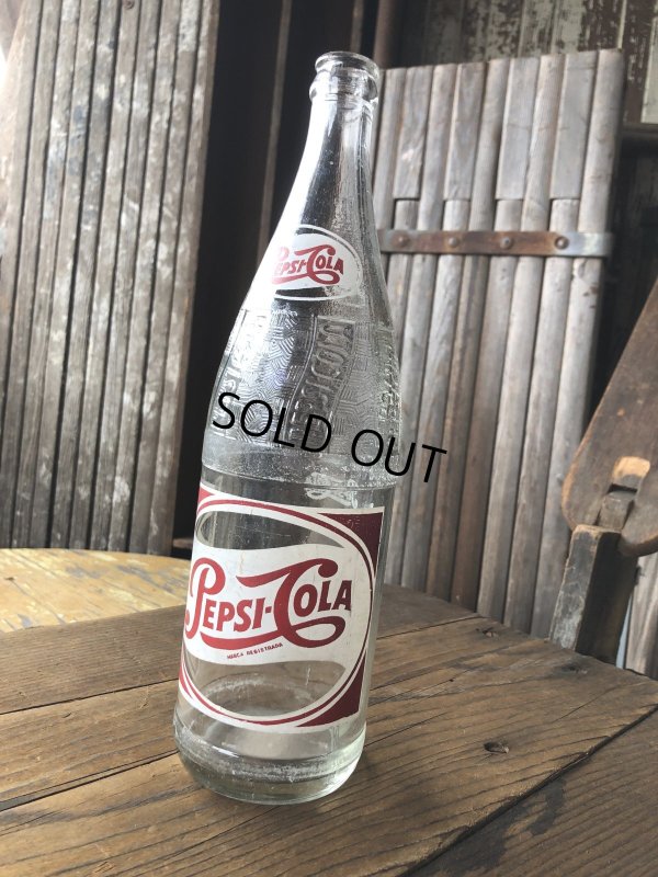画像4: Vintage Pepsi Cola Glass Bottle (A721)