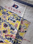 画像6: Vintage California Map Souvenir Tablecloth (A720) (6)