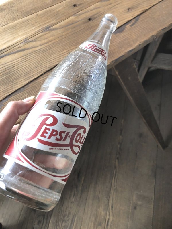 画像8: Vintage Pepsi Cola Glass Bottle (A721)