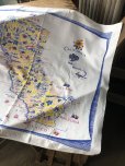 画像3: Vintage California Map Souvenir Tablecloth (A720) (3)