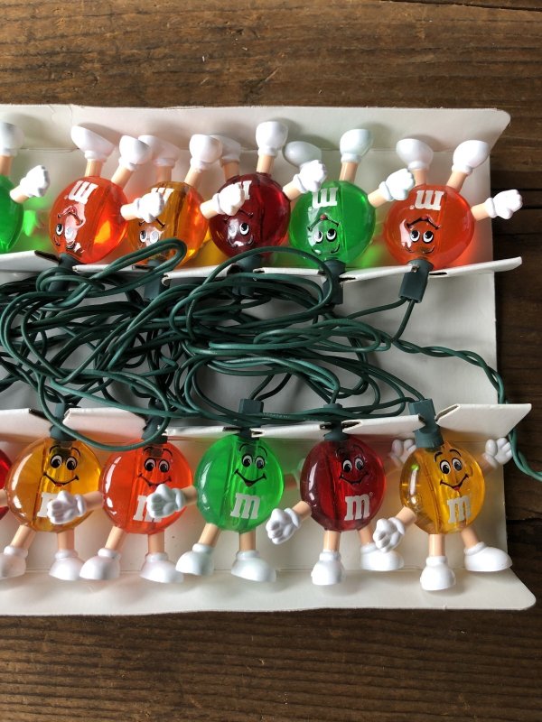 画像3: 90s Vintage M&M's Happy Lights 20 Light Set (A724)