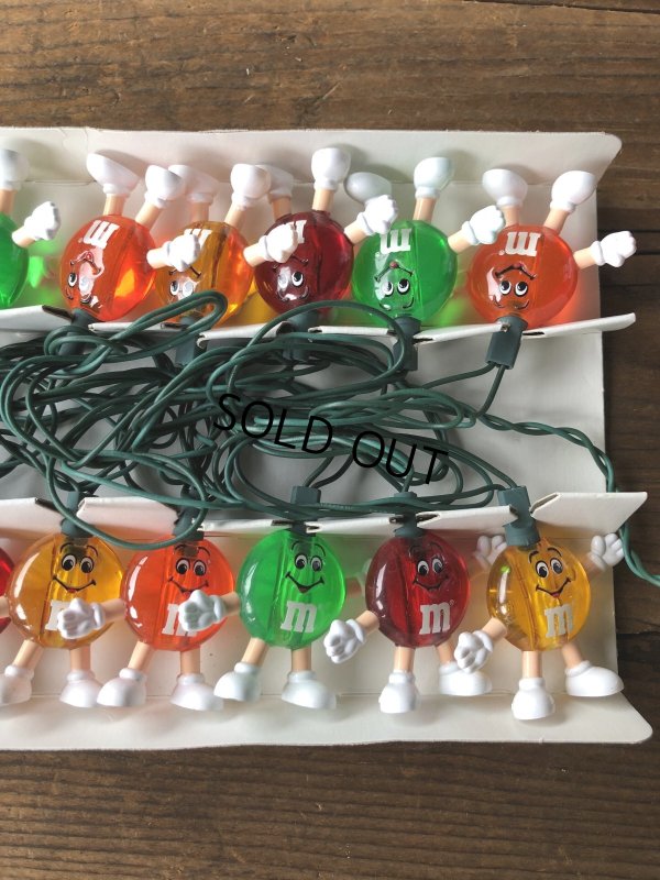 画像3: 90s Vintage M&M's Happy Lights 20 Light Set (A724)