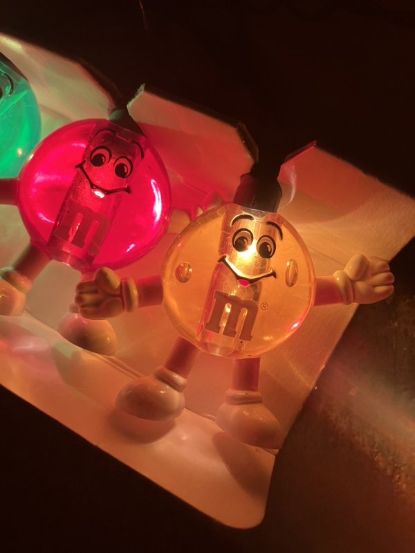 画像8: 90s Vintage M&M's Happy Lights 20 Light Set (A724)