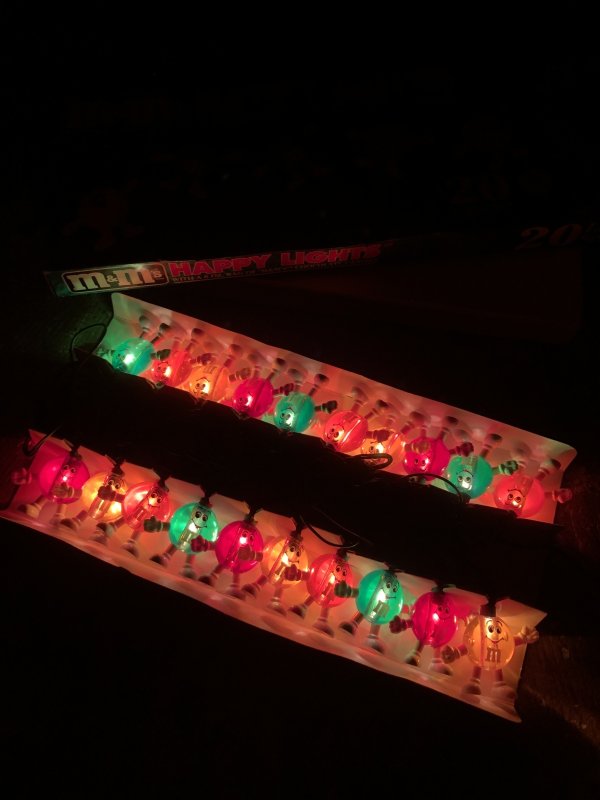 画像5: 90s Vintage M&M's Happy Lights 20 Light Set (A724)