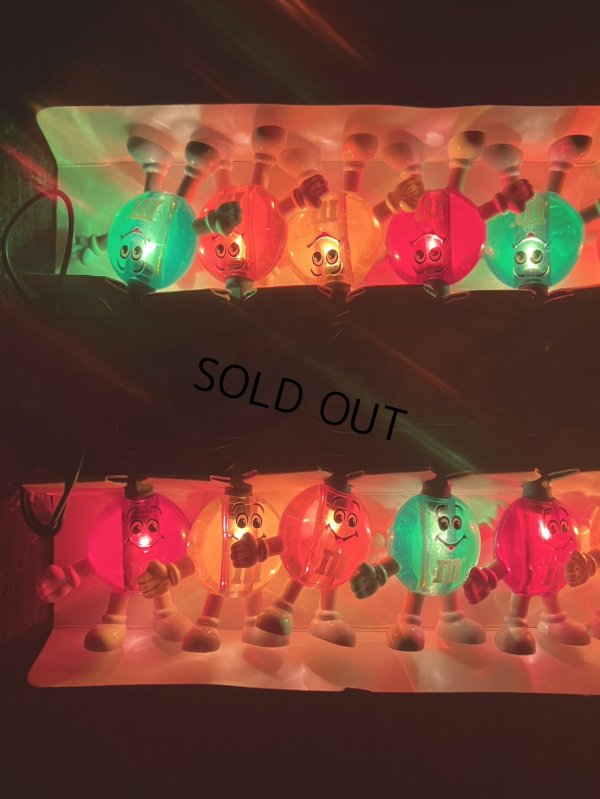 画像6: 90s Vintage M&M's Happy Lights 20 Light Set (A724)