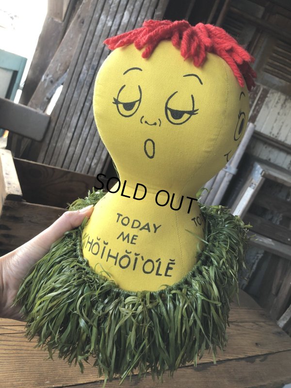 画像10: 60s Vintage Moody Mary Sad Happy Bored Furious 4 Sided Plush Doll (A725)