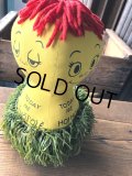 60s Vintage Moody Mary Sad Happy Bored Furious 4 Sided Plush Doll (A725)