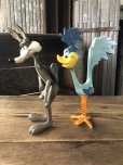 画像5: 〜70s Vintage R.Dakin Looney Tunes Wile E. Coyote and Road Runner Figure SET (A732) (5)
