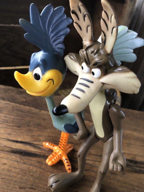 画像6: 〜70s Vintage R.Dakin Looney Tunes Wile E. Coyote and Road Runner Figure SET (A732)