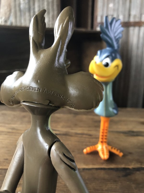 画像9: 〜70s Vintage R.Dakin Looney Tunes Wile E. Coyote and Road Runner Figure SET (A732)