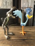 画像2: 〜70s Vintage R.Dakin Looney Tunes Wile E. Coyote and Road Runner Figure SET (A732) (2)