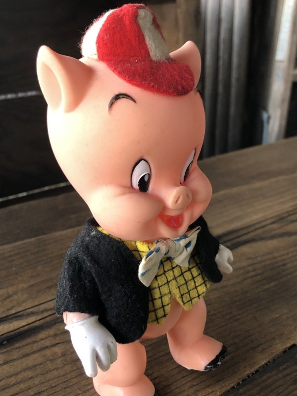画像6: 〜70s Vintage R.Dakin Looney Tunes  Figure Porky Pig (A734)