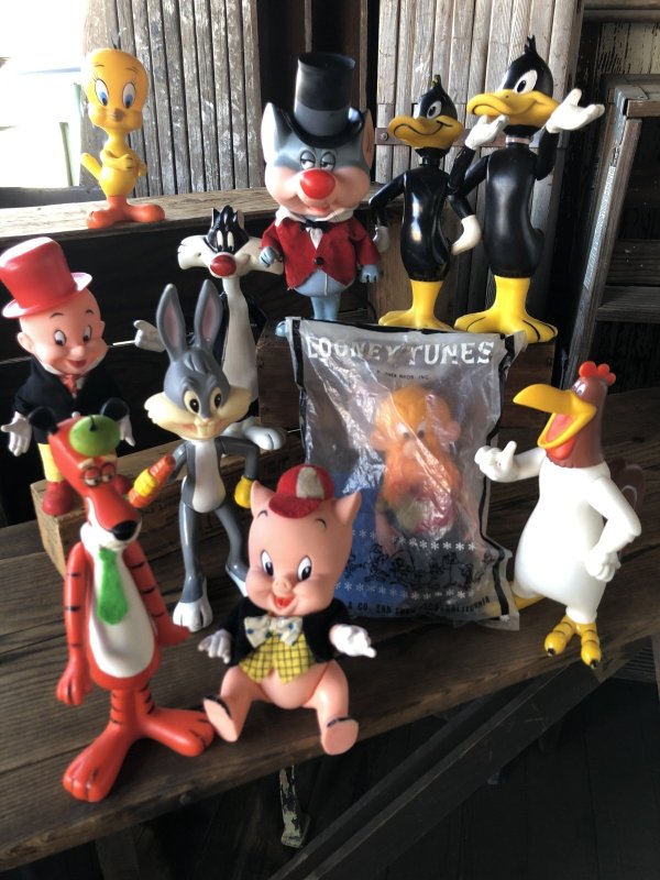 画像10: 〜70s Vintage R.Dakin Looney Tunes  Figure Porky Pig (A734)