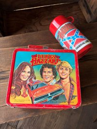 80s Vintage The Dukes of Hazzard Lunch Box SET (A741)