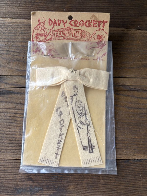 画像1: 50s Vintage  Davy Crockett Felt Tie (A747)