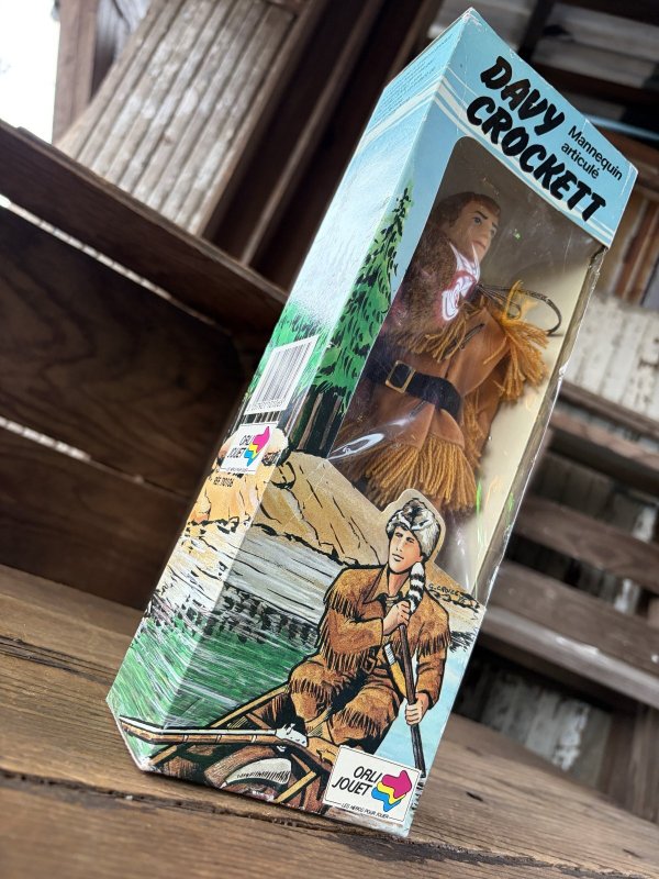 画像2: 80s Vintage Walt Disney Production Orli Jouet Davy Crockett Figure (A749)