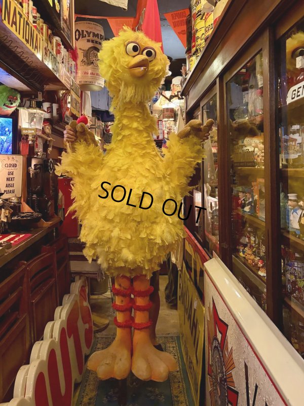 画像1: Vintage Advertising Sesame Street Big Bird Store Display Life size Statue RARE! Hard to Find! (A768)