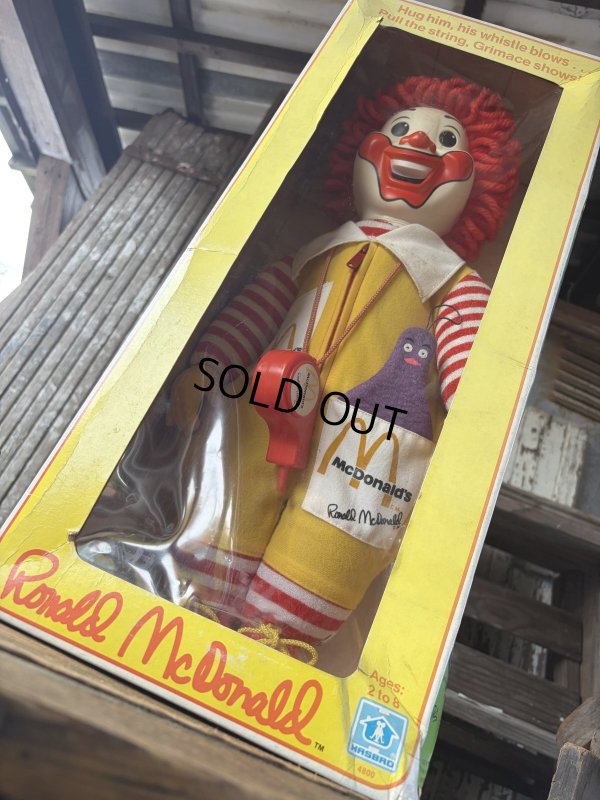 画像6: 70s Vintage Hasbro Ronald McDonald Whistle Doll w/box (A769)